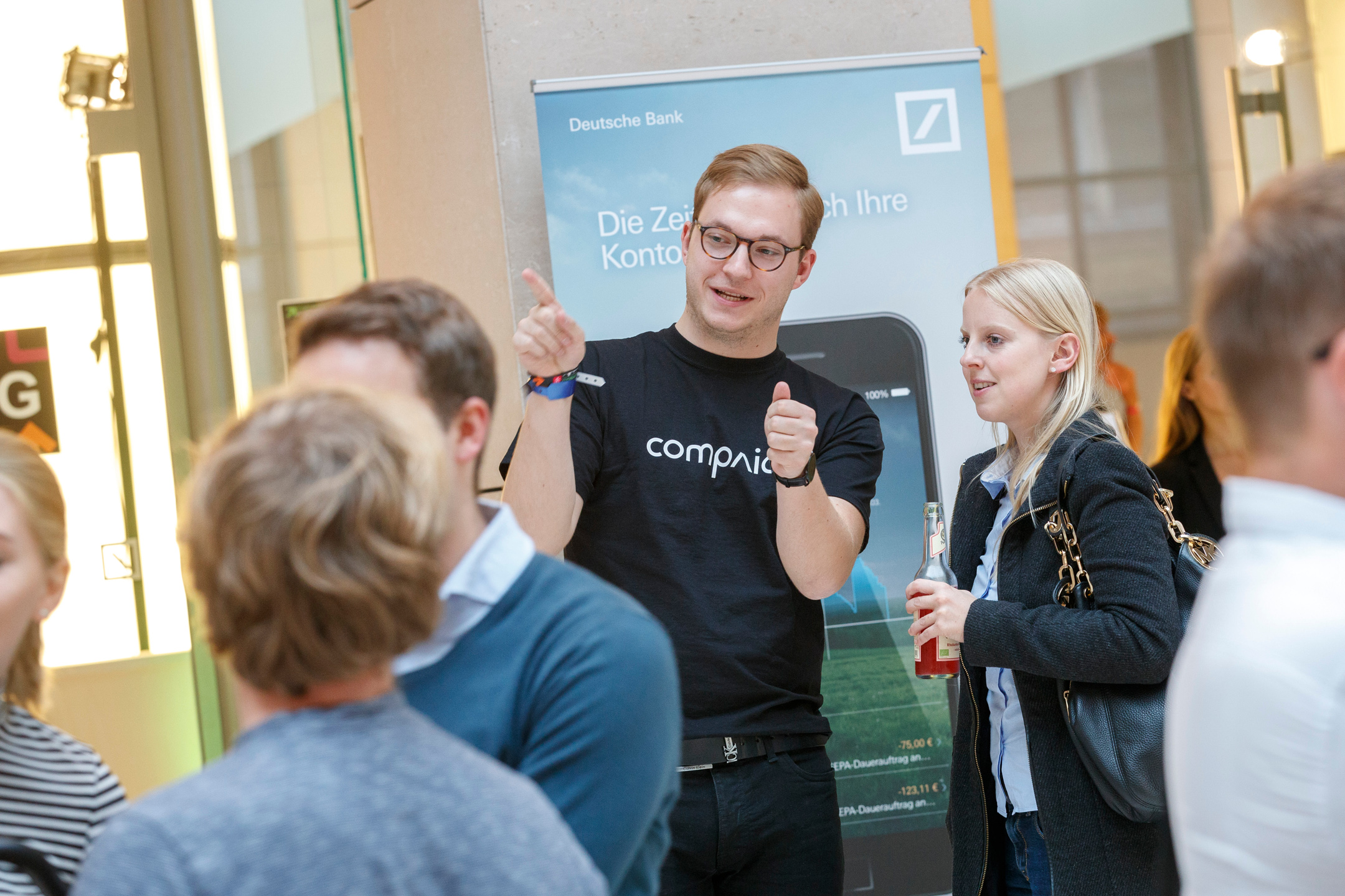 Startupnight 2017 Deutsche Bank's Atrium